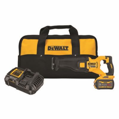 DeWalt DCS389X1 Recipricating Saw Kit, 60-Volt Max, LED Light, 1-1/8-In. Stroke, With Battery, Charger, Ba - Quantity 2