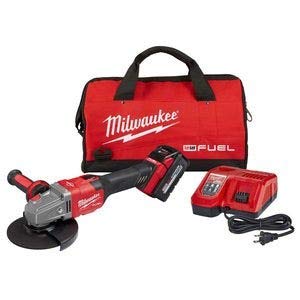 Milwaukee Electric Tools M18 Fuel 4-1/2-6IN Grinder, Slide Switch Lock-ON