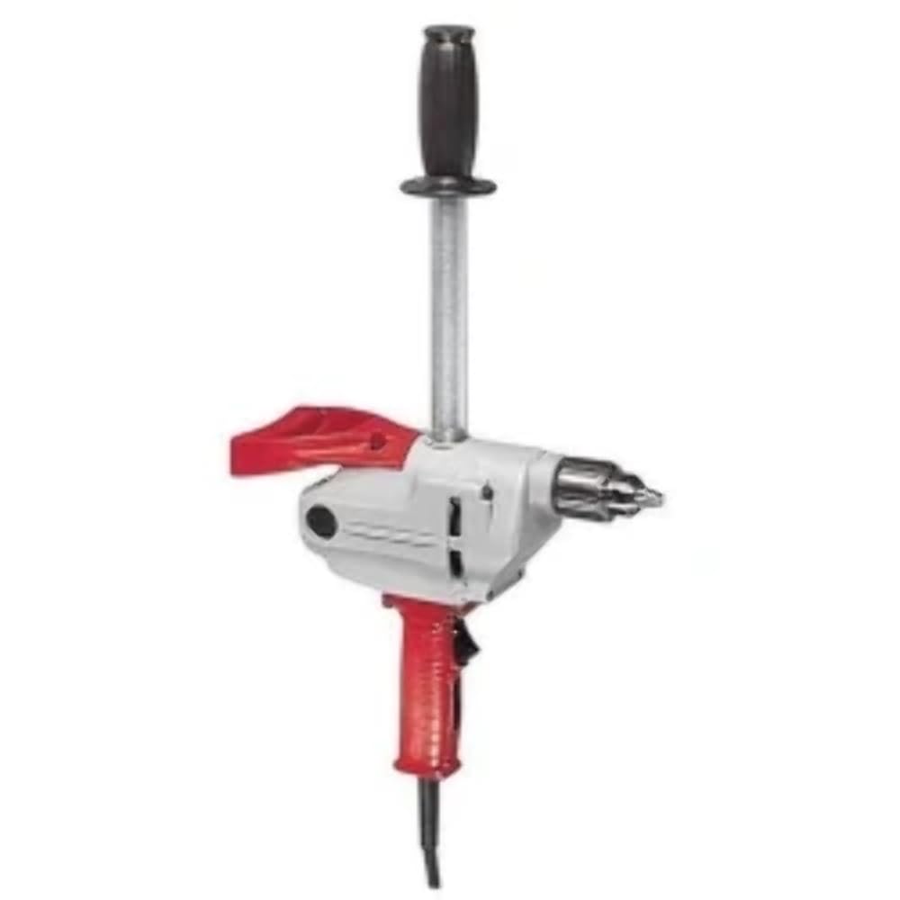 MILWAUKEE'S Electric Drill, 1/2 In, 450 rpm, 7.0A, Red (1660-6)