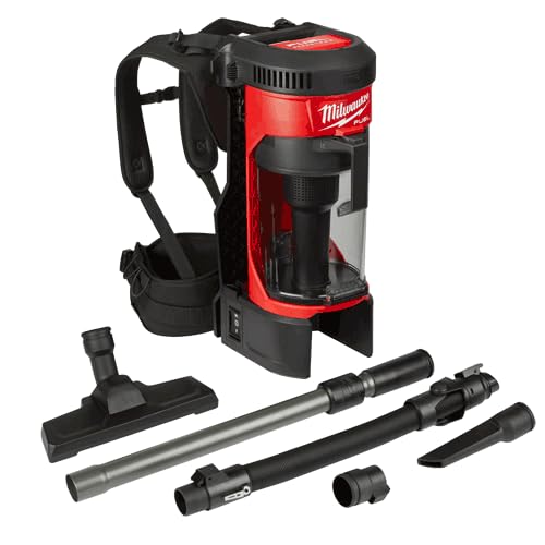 Milwaukee M18 Fuel 3-in-1 Backpack Vacuum - No Charger, No Battery, Bare Tool Only