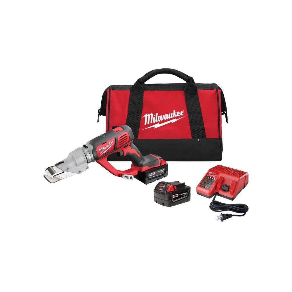 Milwaukee 2637-22 M18 Cordless 18 Gauge Single Cut Shear - Kit