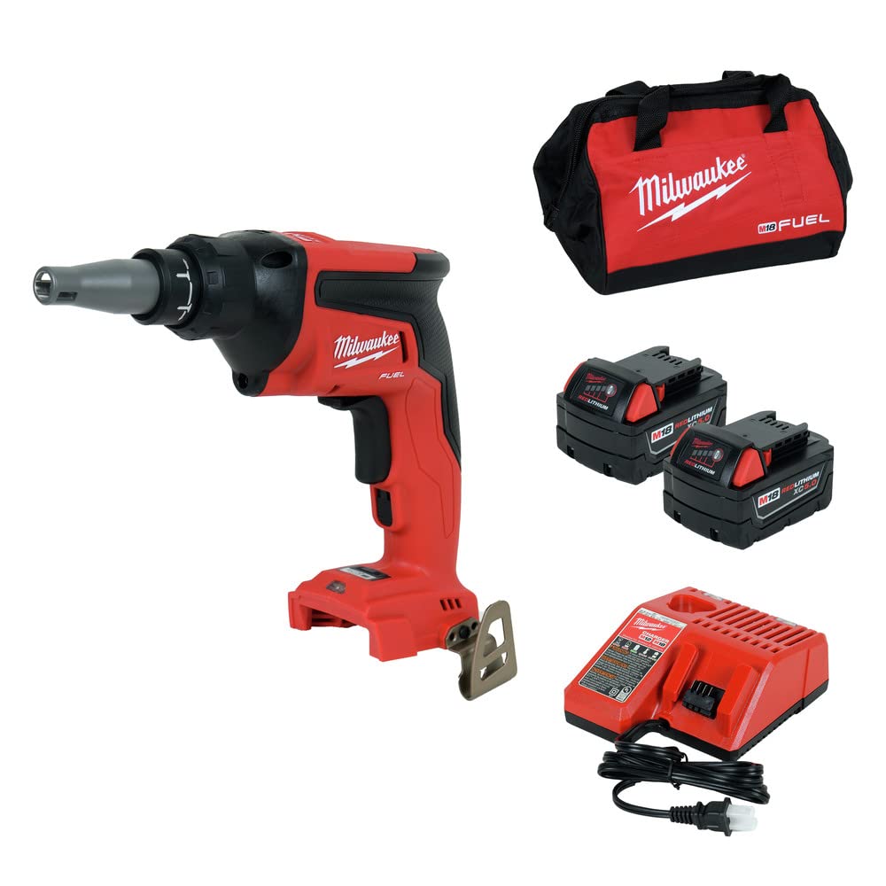 Milwaukee Elec Tool Milwaukee M18 Fuel 18Volt Brushless Cordless Drywall Screw Gun Xc Kit