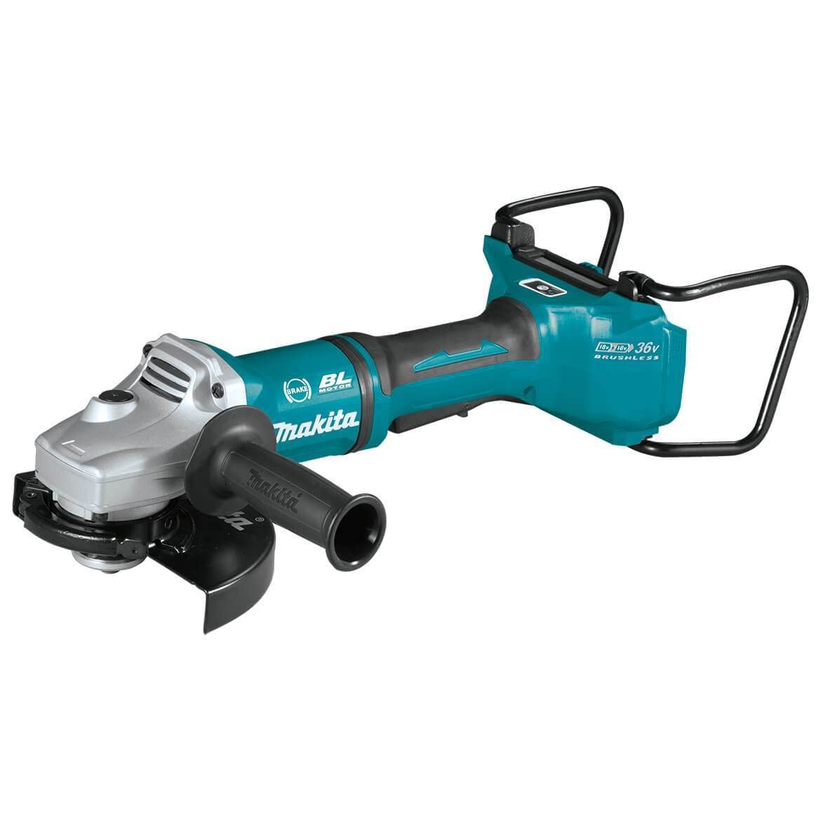 Makita XAG22ZU1 18V X2 LXT Lithium-Ion (36V) Brushless Cordless 7" Paddle Switch Cut-Off/Angle Grinder, with Electric Brake and AWS, Tool Only