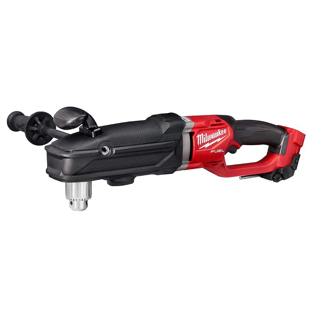 Milwaukee 2809-20 M18 FUEL 18-Volt Lithium-Ion Brushless Cordless GEN 2 Super Hawg 1/2 in. Right Angle Drill (Tool-Only)