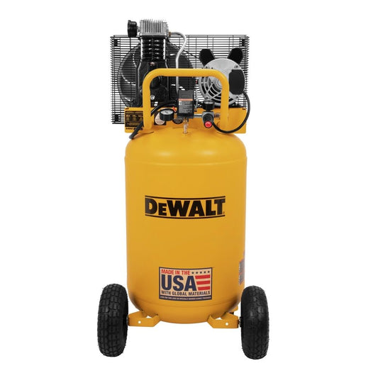 Dewalt DXCM303 2 HP 30 Gallon 175 Max PSI 6.2 SCFM @ 90 PSI Single-Stage Oil-Lube Belt Drive Electric Portable Vertical Air Compressor