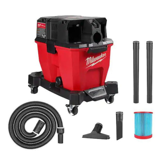 Milwaukee 0920-20 M18 Fuel 9 Gallon DualBattery Wet/Dry Vacuum (Bare Tool)