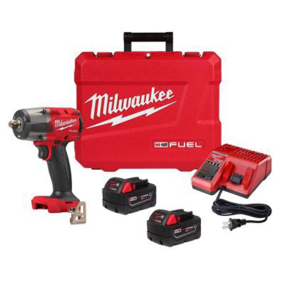 Milwaukee 2962P-22R 18V Cordless 1/2" Impact Wrench Kit w/Batteries and Charger