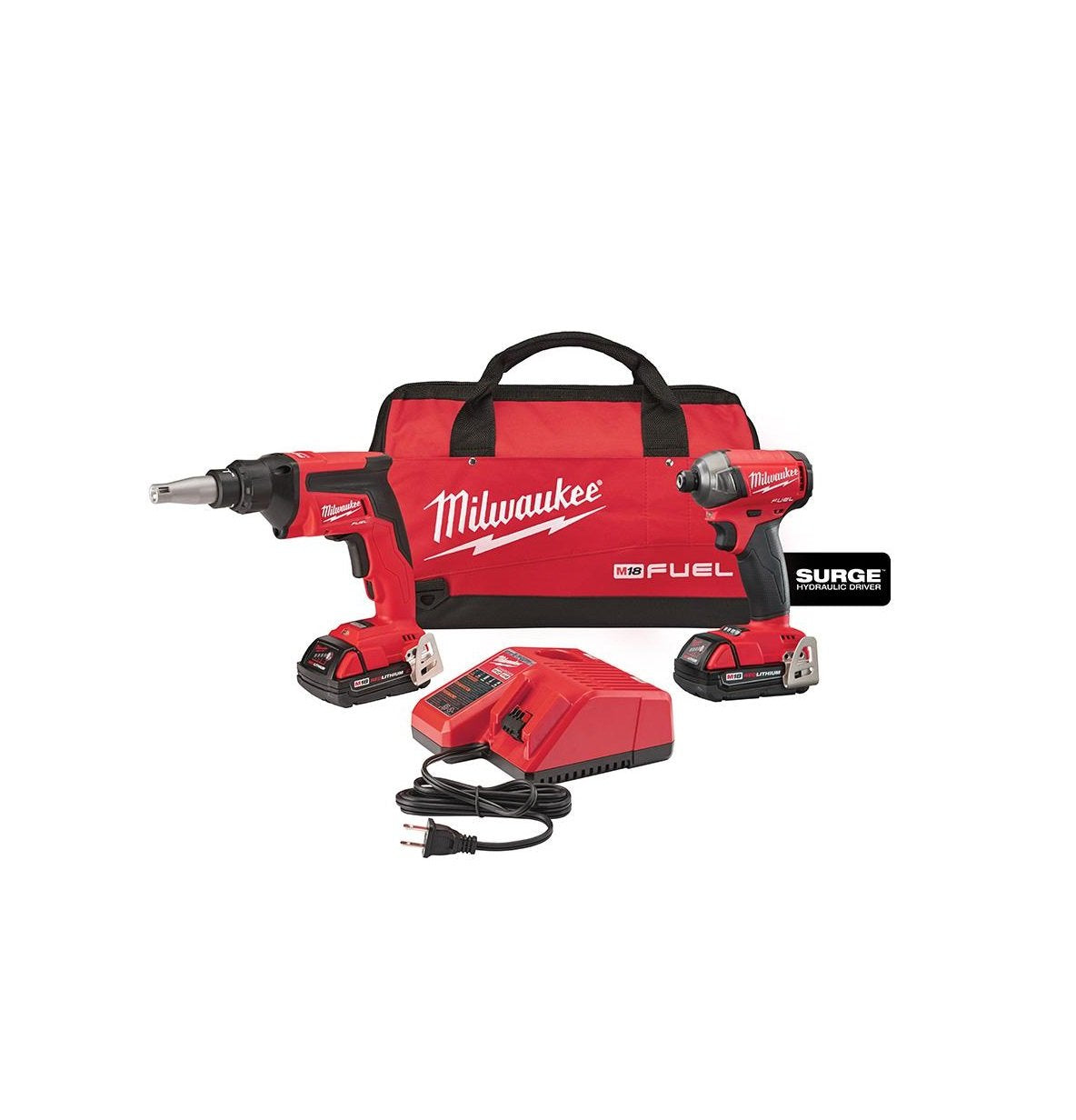 Milwaukee 289622CT M18 FUEL 18V 2.0 Ah Cordless Lithium-Ion 2-Tool Combo Kit