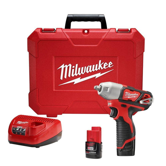 Milwaukee 2461-22 M12 1/4 Impact Wrench - Kit