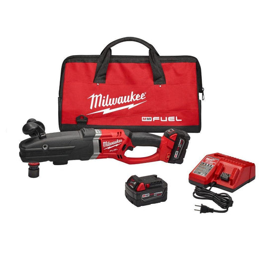 Milwaukee 2711-22 M18 Fuel Super Hawg Right Angle Drill Kit with Quik-Lok