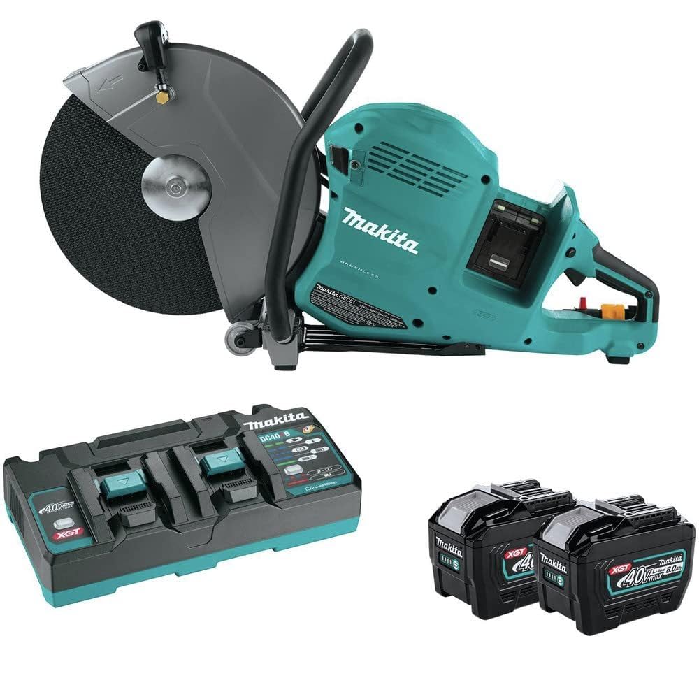 Makita 80V Max (40V Max X2) Xgt® Brushless 14 inches Power Cutter Kit, With Aft®, Electric Brake (8.0Ah)