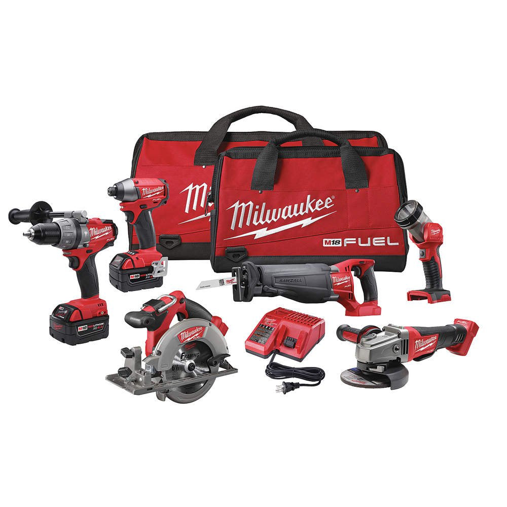 Milwaukee 2796-26 M18 Fuel 6-tool Combo Kit
