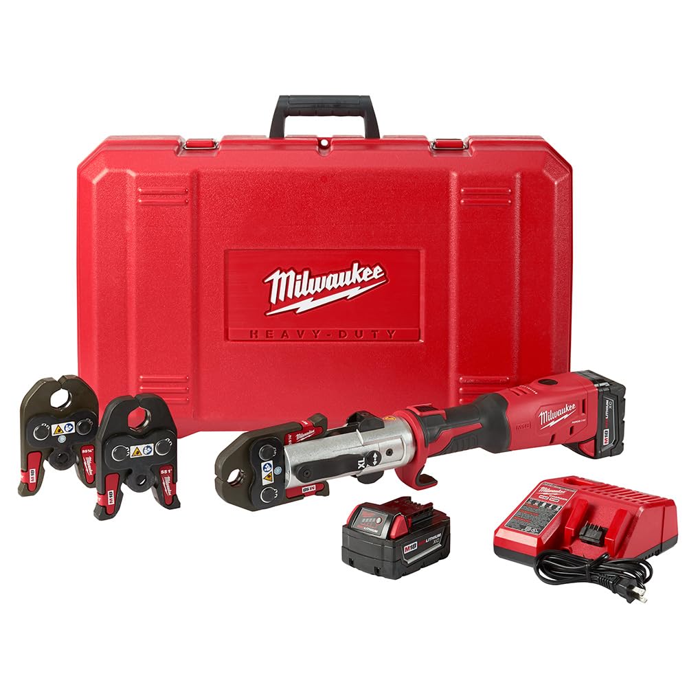 Milwaukee M18 18-Volt Lithium-Ion Cordless Force Logic 1/2 in. - 1 in. Long Throw Press Tool Kit