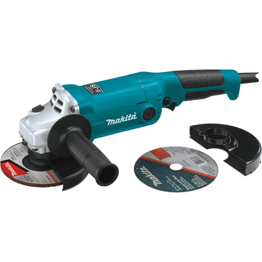 Makita GA6020YX1 6" SJS 10.5 Amp 10000 rpm AC/DC Lock-Off Cut-Off/Angle Grinder, 5/8"-11"