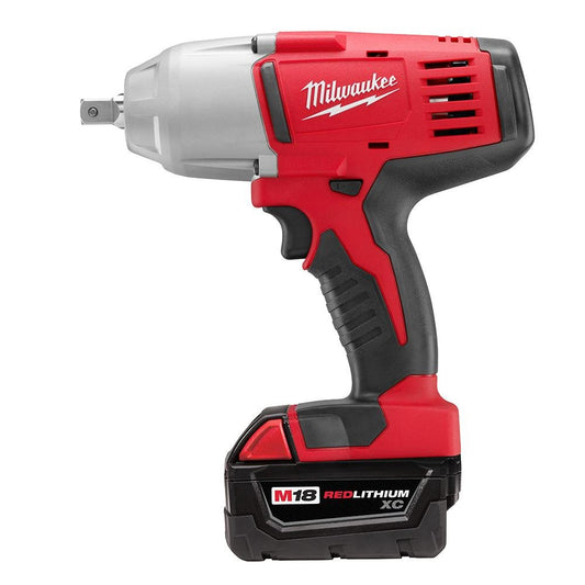 MILWAUKEE'S GIDDS2-288988 18-Volt M18 1/2" High-Torque Impact Wrench with Pin Detent