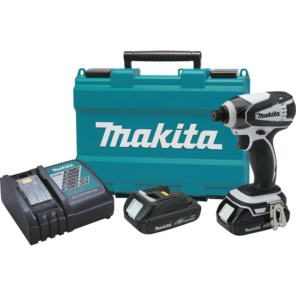 Makita XDT04CW 18V Compact Lithium-Ion Impact Driver Kit