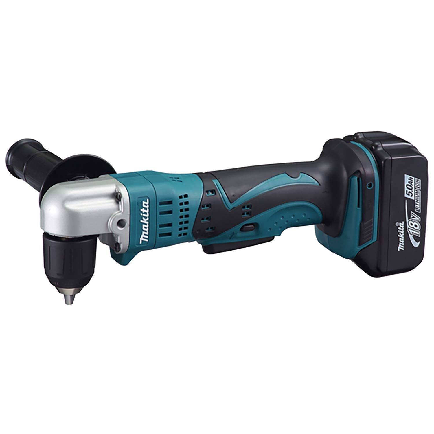Makita DDA351RTJ 18V Li-ion LXT Angle Drill complete with 2 x 5.0 Ah Batteries and Charger supplied in a Makpac Case