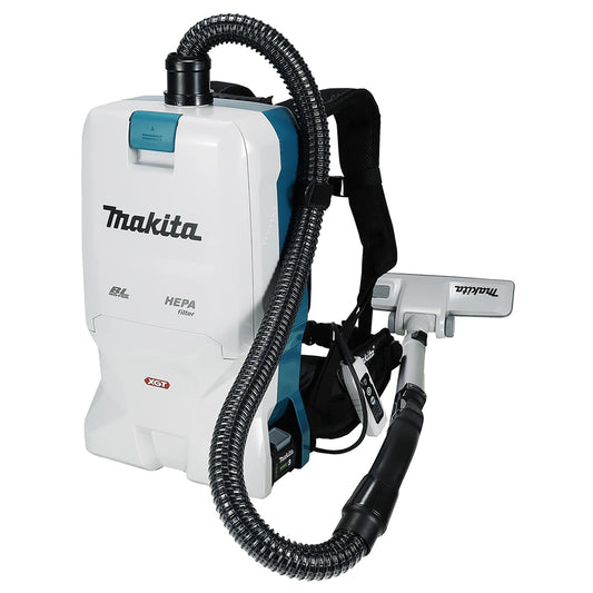 Makita VC011GZ Brushless Backpack Vacuum, Blue