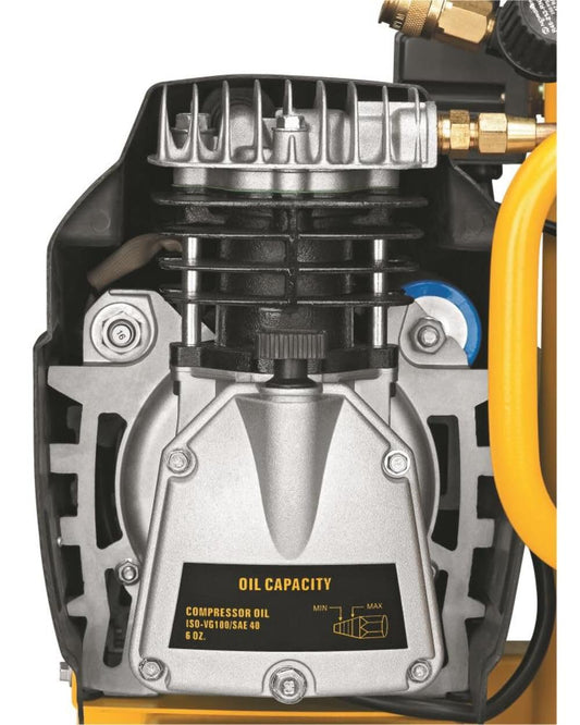 DeWalt D55151 2 Hp 4 Gal Hand Carry Twin Tanks, 14 Amps