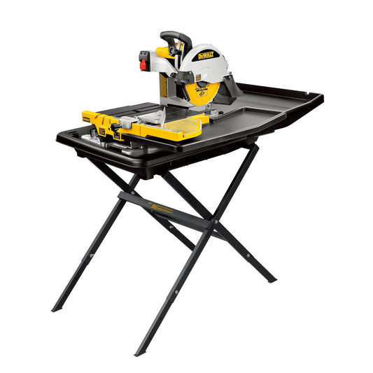 DEWALT Wet Tile Saw with Stand, 10-Inch, Corded (D24000S)