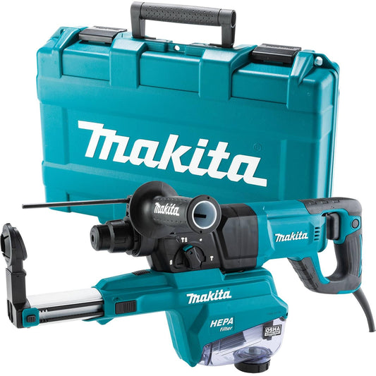 Makita HR2663 1" SDS-PLUS AVT® Rotary Hammer, w/HEPA Dust Extractor (D-handle)