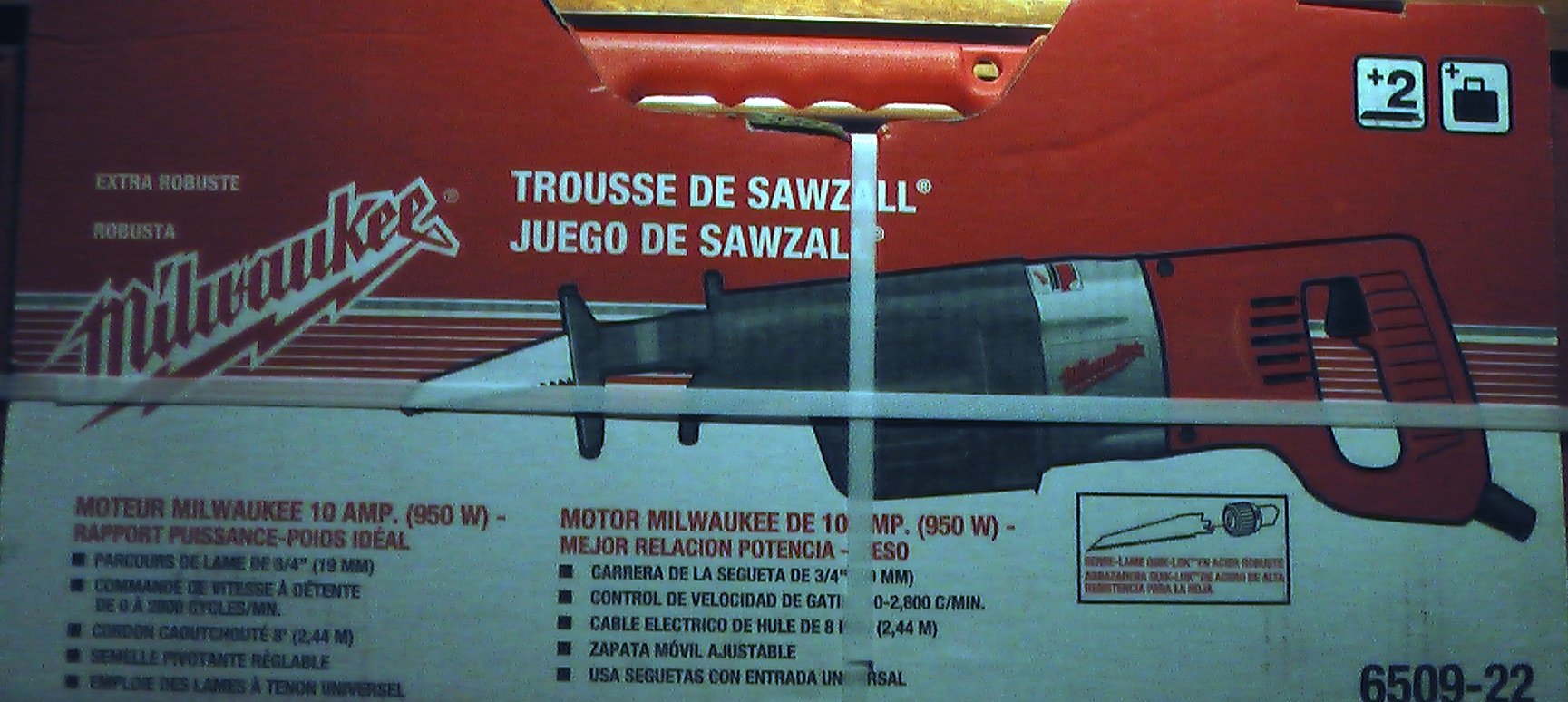 Milwaukee 6509-22 Sawzall 11-Amp Reciprocating Saw