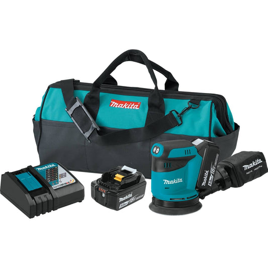 Makita XOB01T 18V LXT® Lithium-Ion Cordless 5" Random Orbit Sander Kit (5.0Ah)