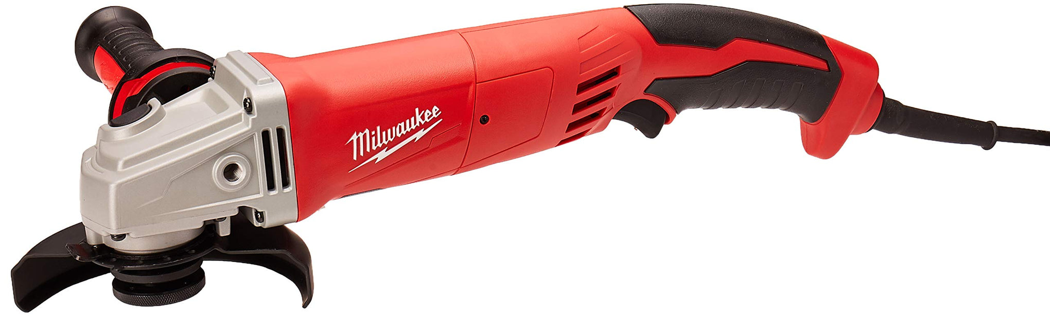 MILWAUKEE'S Angle Grinder,13 A,Rat Tail,5.7 lb, Red (6124-31)