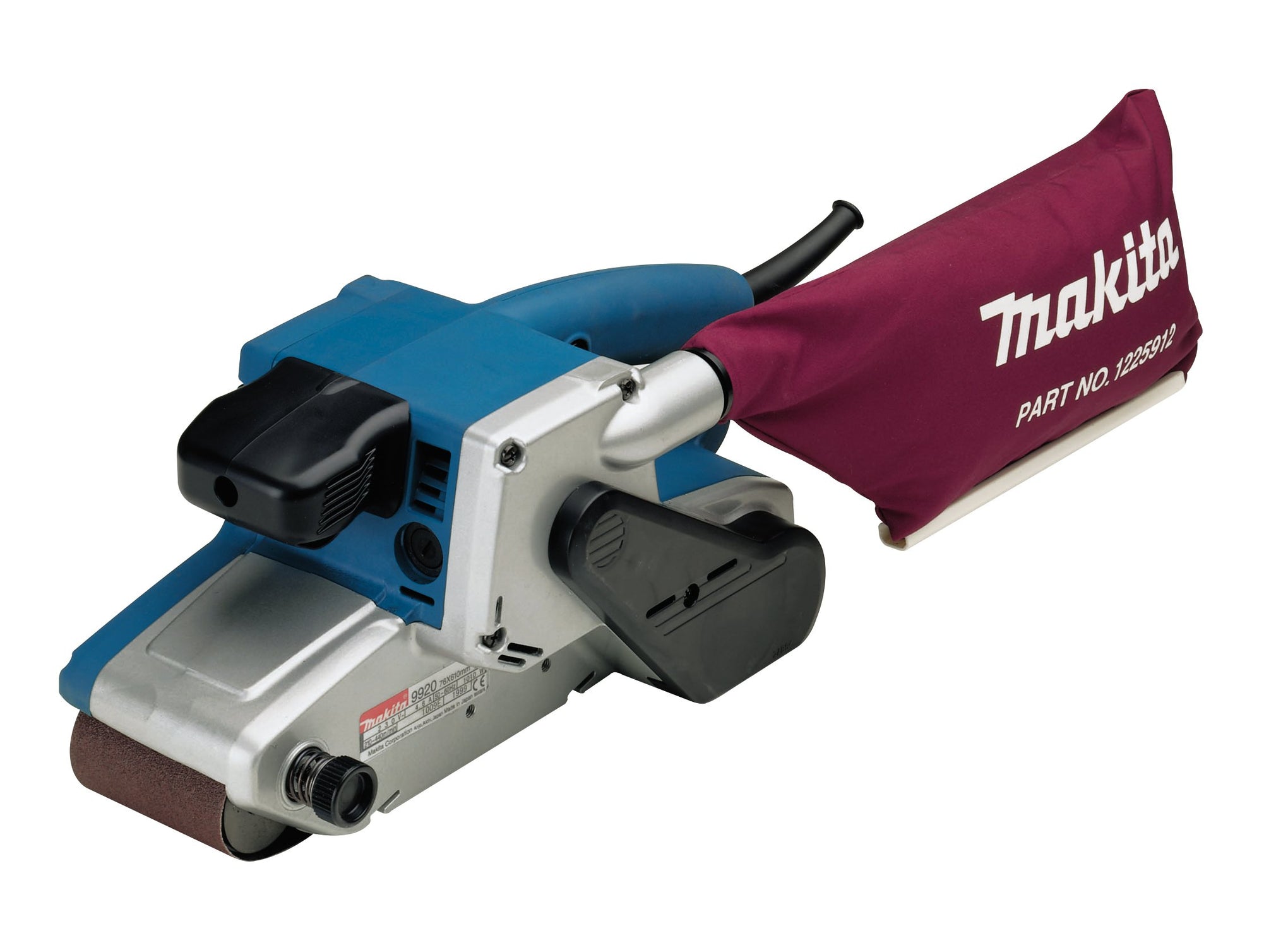 MAKITA 3"X24" Belt Sander DUSTLESS, Model:9924DB