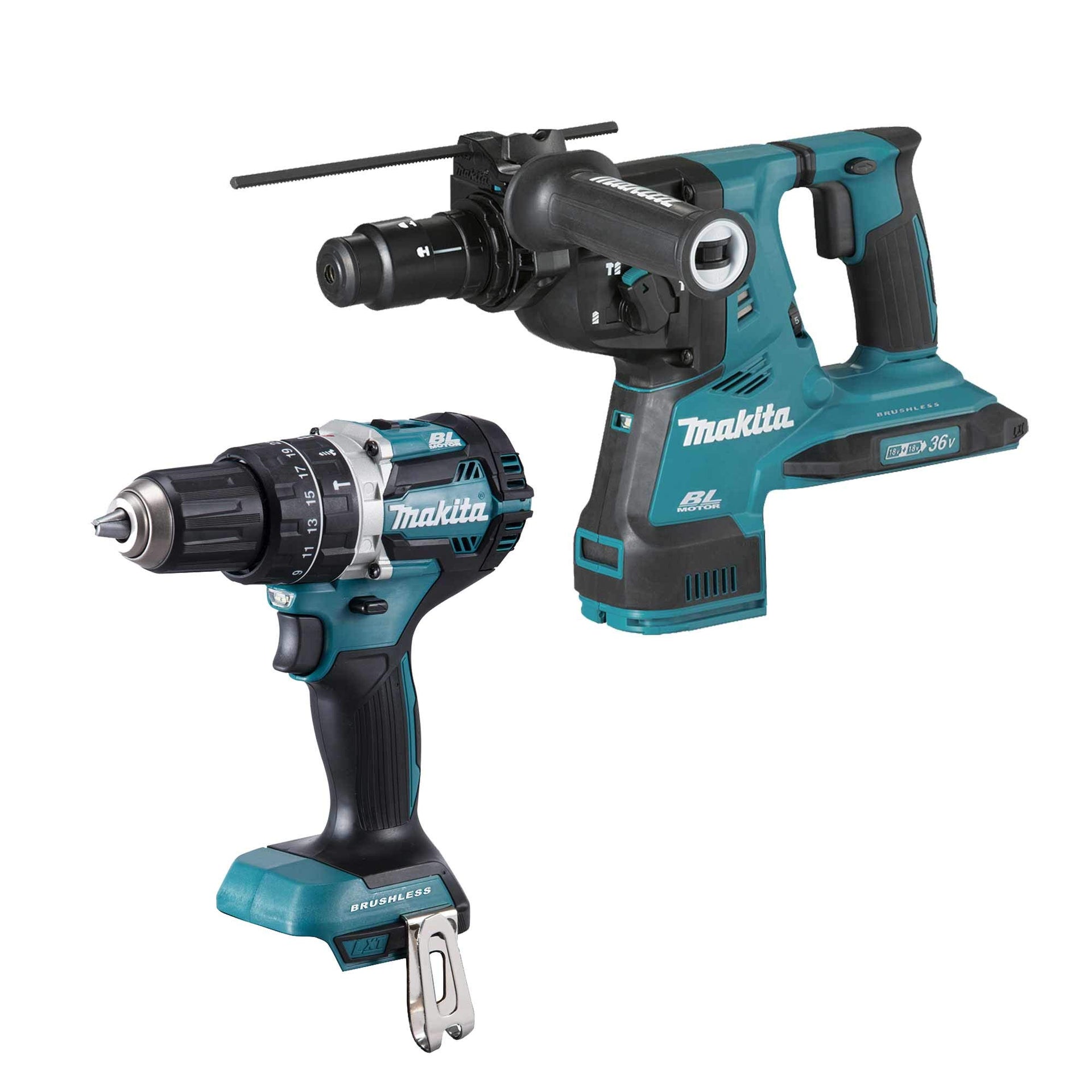 Makita DLX2280PTJ 18V 5Ah power tool set