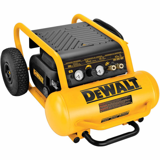 DeWalt D55146 200 Psi 4.5 Gallon Oil Free High Pressure Low Noise Compressor