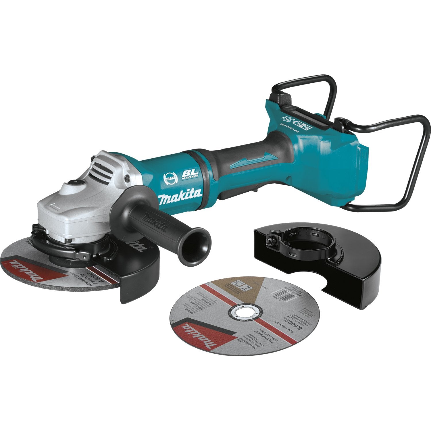 Makita XAG12Z1 18V X2 LXT Lithium-Ion 36V Brushless Cordless 7" Paddle Switch Cut-Off/Angle Grinder, with Electric Brake, Tool Only