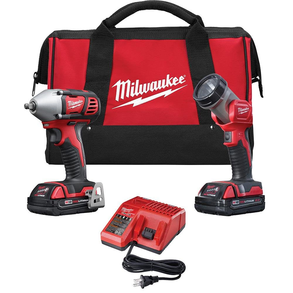 Milwaukee 2693-22 M18 18-Volt 2-Tool Combo Kit