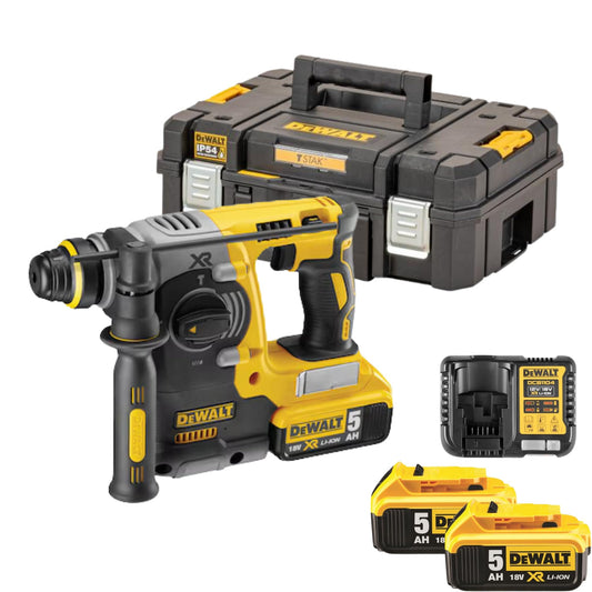 DeWalt DCH273P2T-QW Brushless Hammer Drill SDS-Plus 18V Case 2X5.0Ah