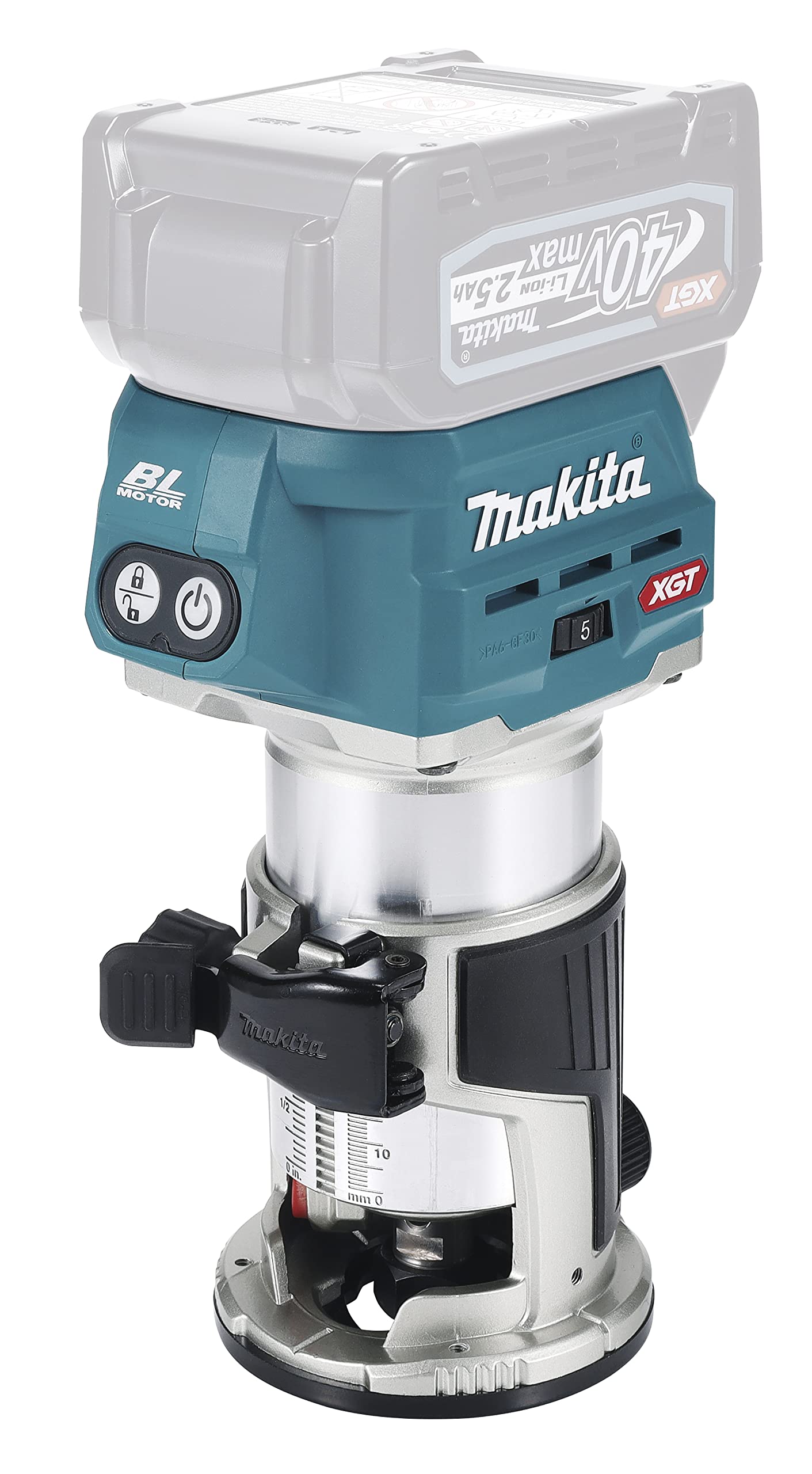 Makita RT001GZ10 40V milling machine