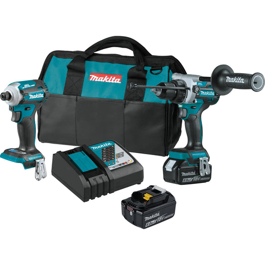 Makita XT288G 18V LXT® Lithium-Ion Brushless Cordless 2-Pc. Combo Kit (6.0Ah)