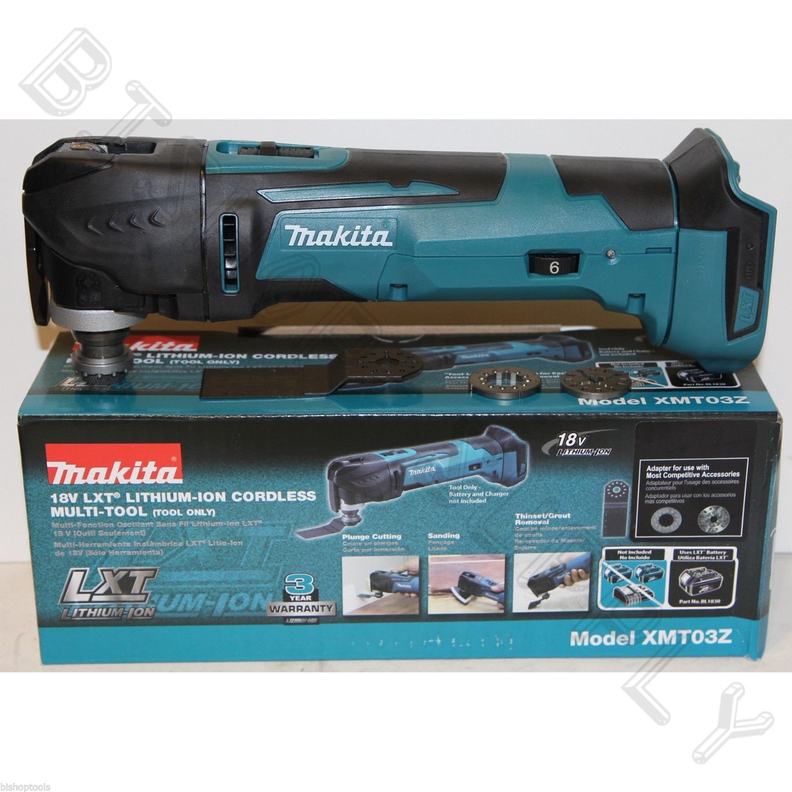 Makita XMT03Z 18V Volt LXT Cordless Oscillating Multi-Tool NEW ;P#O455K5/U 7RK-B252659