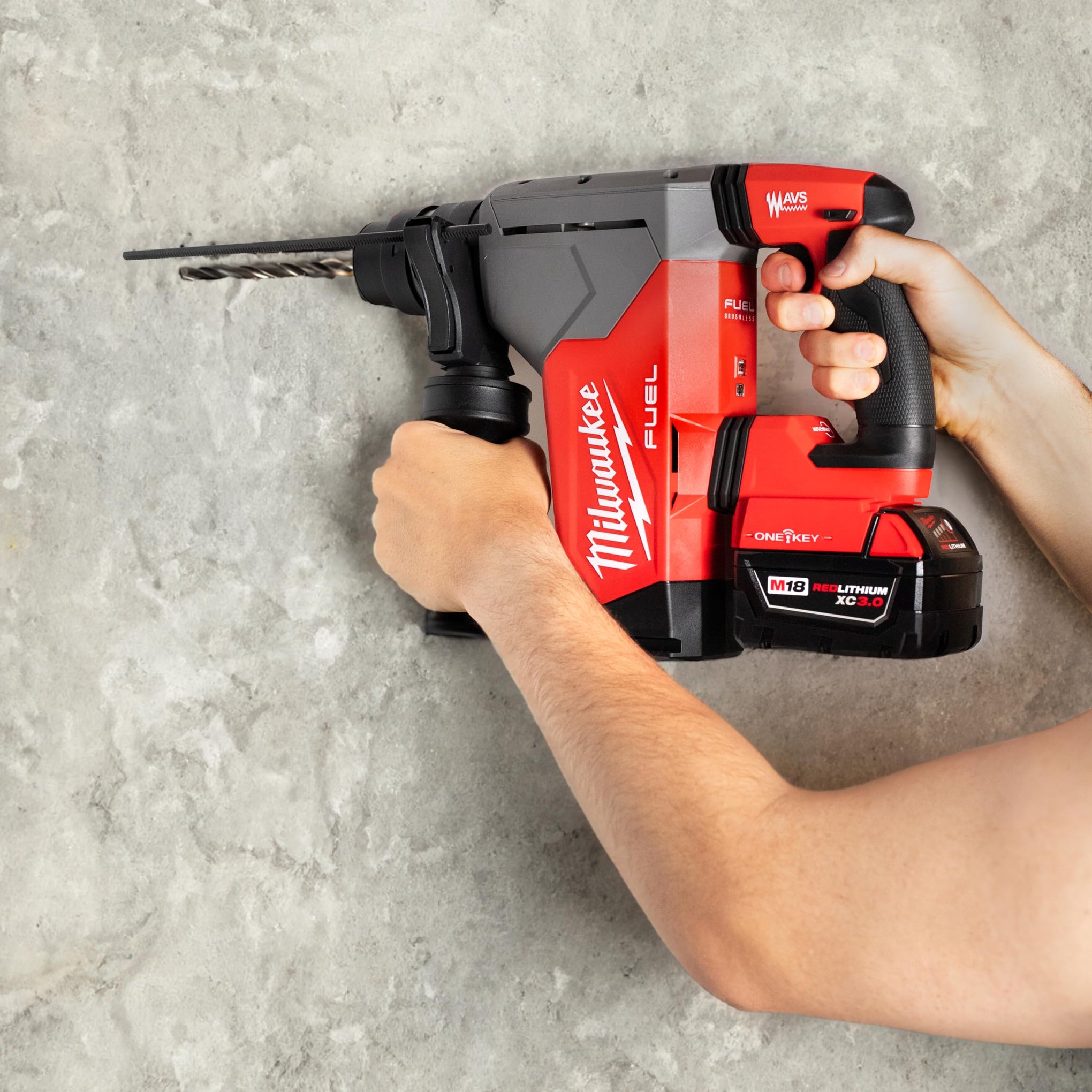 Milwaukee 2915-20 M18 FUEL Brushless Lithium-Ion 1-1/8 in. Cordless SDS Plus Rotary Hammer with ONE-KEY (Tool Only)