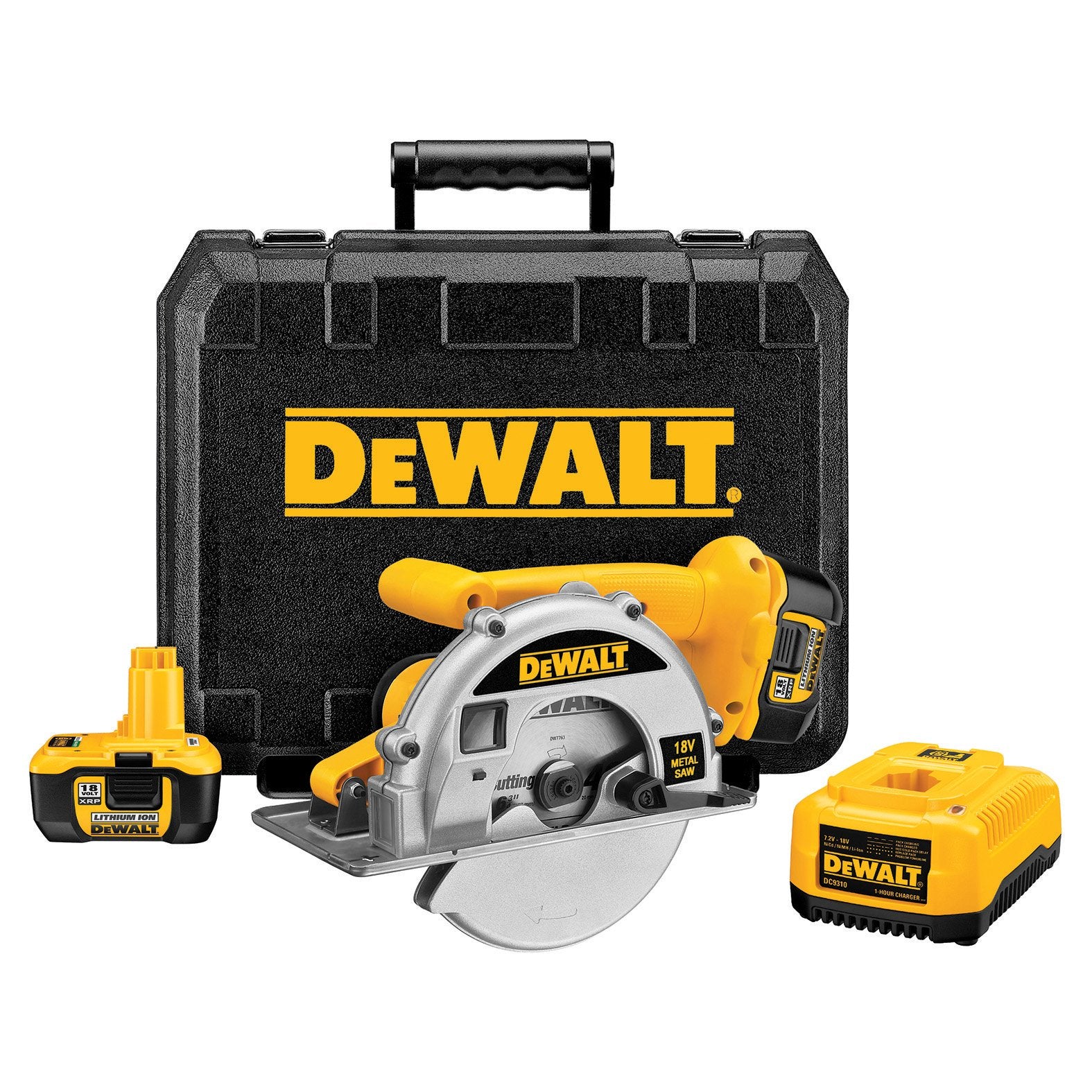 DEWALT DCS934Kl 18-Volt Cordless XRP Lithium-Ion Metal Circular Saw Kit