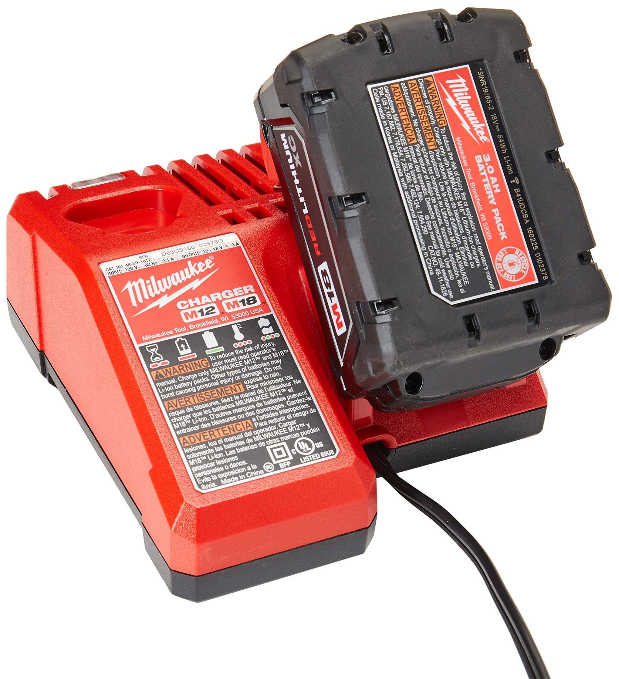 Milwaukee 2698-22 M18 Cordless Combo Compact Hammer Drill/Metal Saw/2 Battery