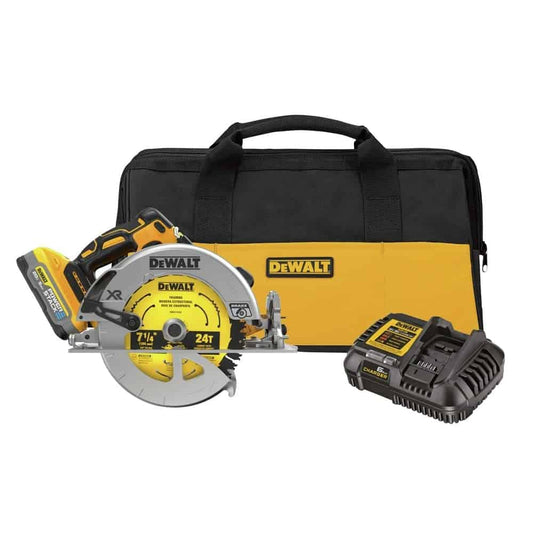 DEWALT 20V MAX Circular Saw, Cordless, 7-1/4 inch, Battery and Charger Included (DCS570H1)